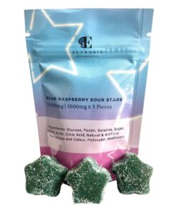 Euphoria Psychedelics – Blue Raspberry Sour Stars