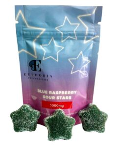 Euphoria Psychedelics – Blue Raspberry Sour Stars