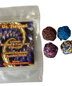 Dr. Feelgood – Candied Mushroom Chocolate Swirls