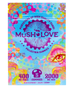 Mush Love – Blue Raspberry, Cherry and Grape Gummies