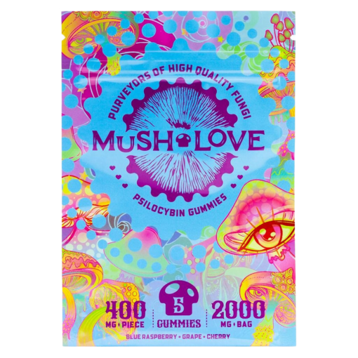 Mush Love – Blue Raspberry, Cherry and Grape Gummies