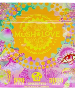 Mush Love – Orange Mushroom Chocolates