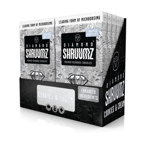 DIAMOND SHRUUMZ COOKIES & CREAM CHOCOLATE BAR 10PK